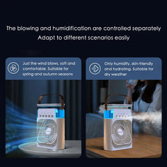 Air Conditioner Portable 3 in 1 Fan Mini Cooler Home House LED