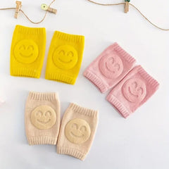 02 Pcs ( Pair ) – Soft & Protective Baby Knee Pads-Random Color