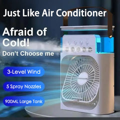 Air Conditioner Portable 3 in 1 Fan Mini Cooler Home House LED